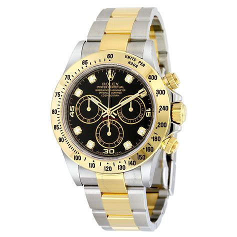 rolex cosmograph daytona black dial stainless steel oyster mens watch|rolex daytona cosmograph men's watch.